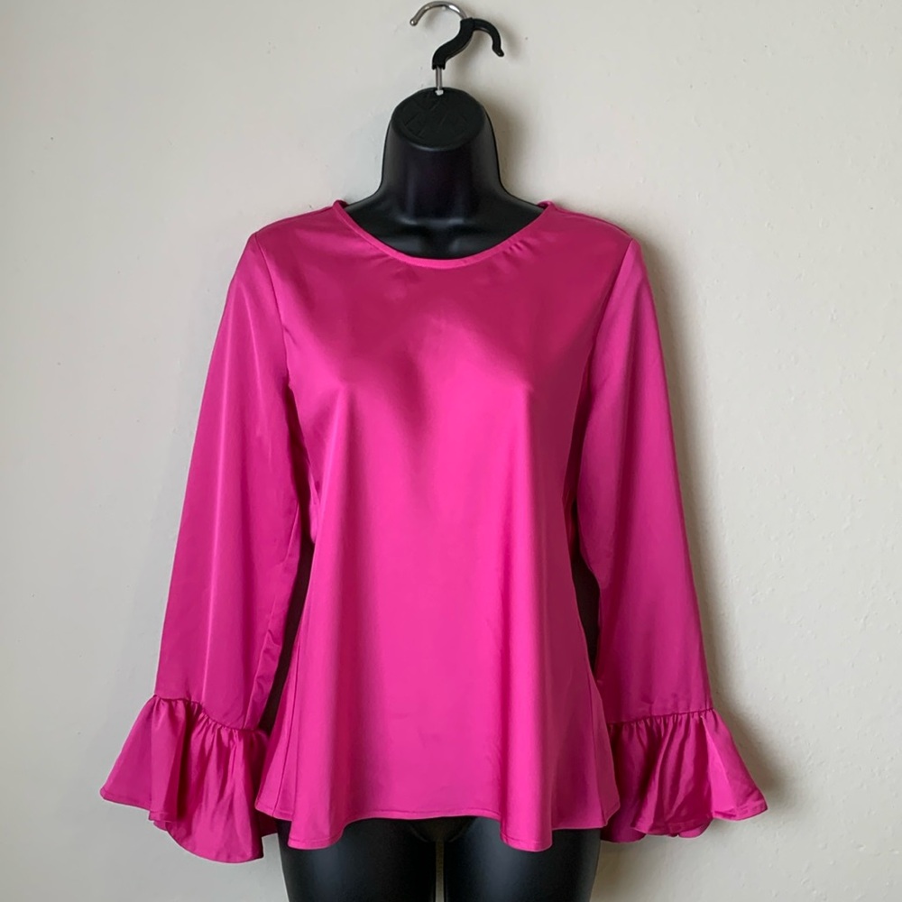 J. Crew Satin Winter Garden Top